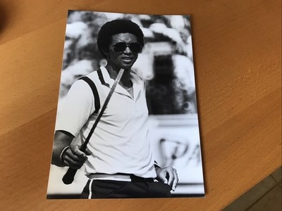TENNIS - ARTHUR ASHE - Original Pressefoto 14x20