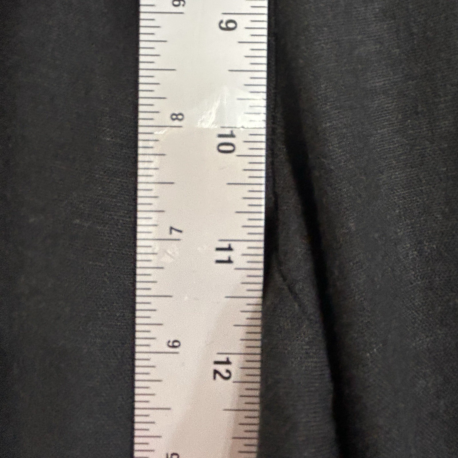 Basic Threads Black Linen Pants Size Medium Wide … - image 13