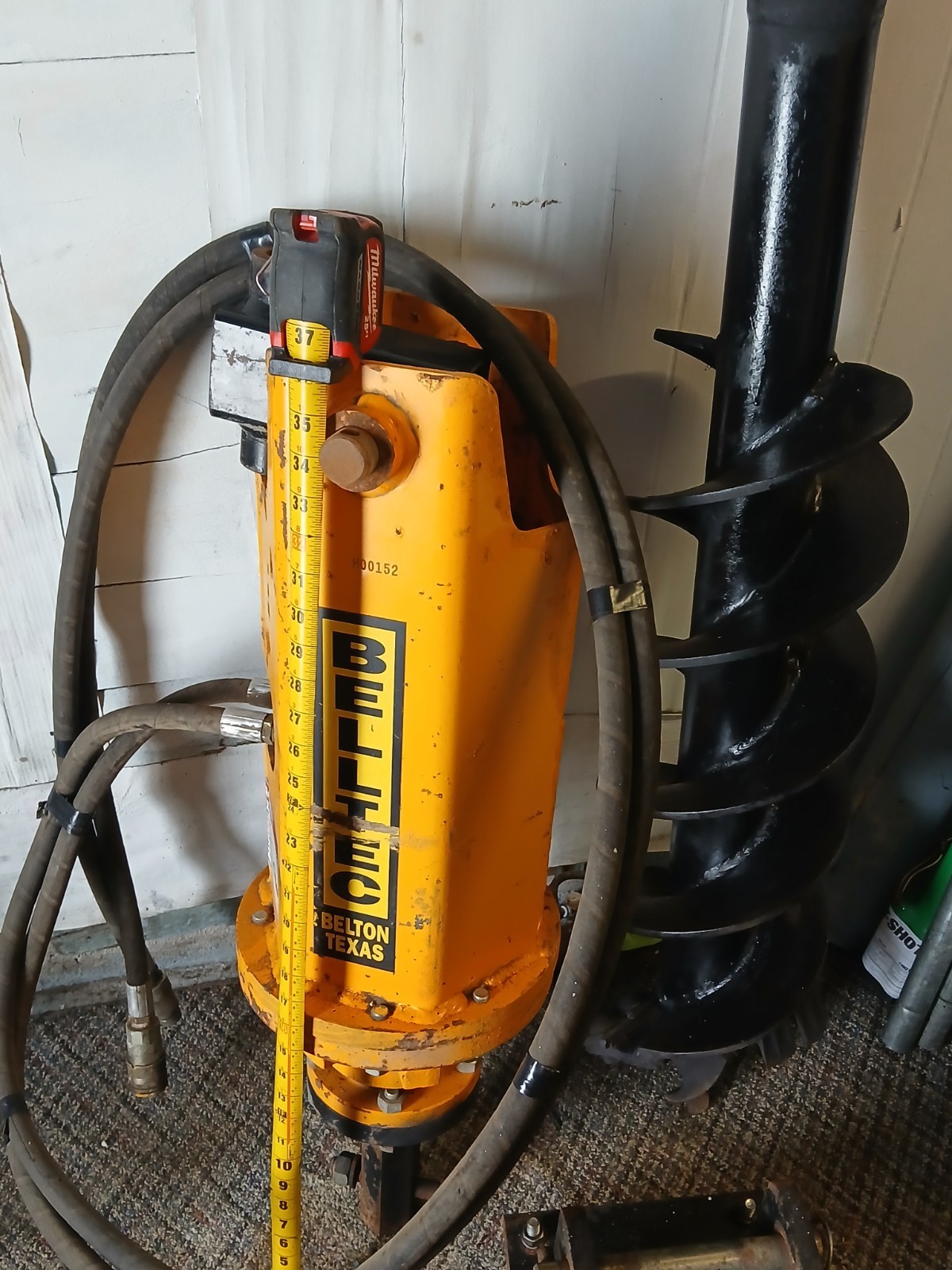 Belltek H200 Hydraulic Auger Kit