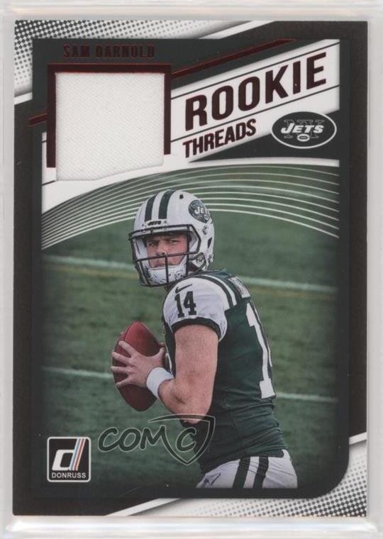 2018 Panini Donruss Rookie Threads Red Sam Darnold #1 0e0z