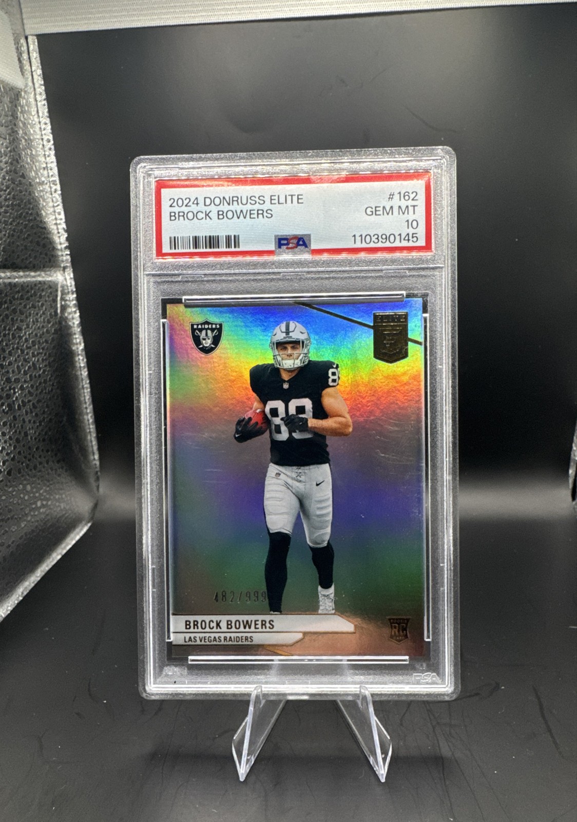 Brock Bowers Panini Donruss Elite #162 Base