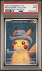 2023 POKEMON SVP EN-SV BLACK STAR PROMO #085 PIKACHU WITH GREY FELT HAT PSA 9