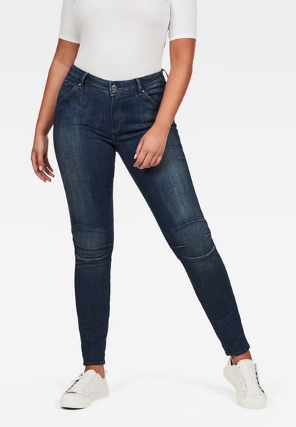 G-Star Damen Jeans 5622 G-Star Shape High Super Skinny Blau Aged Rinsed, W26 L32-image