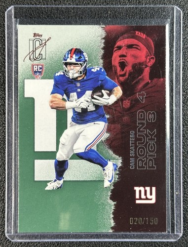 CAM SKATTEBO 2025 TOPPS SIGNATURE CLASS 119 CHROME ROOKIE GREEN REFRACTOR 20/150