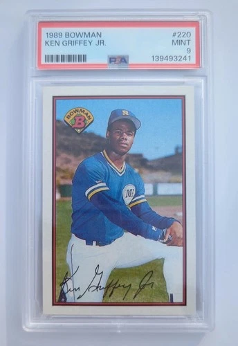 1989 Bowman KEN GRIFFEY JR #220 Mint PSA 9 Graded Baseball Card (#1A)