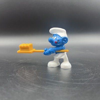 Schlumpf 20113 Bäcker Brot eckig | schleich Baker smurf schlümpfe 2.0113