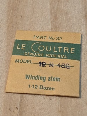 Vintage NOS Jaeger-LeCoultre 12R 489 Time Winding Stem PN 32 