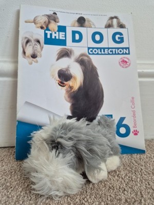 ORIGINAL THE DOG ARTLIST COLLECTION BEARDED COLLIE PLÜSCHTIER STOFFTIER + MAGAZIN