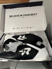 Ringor Flite Softball Cleats Black White Size 8.5