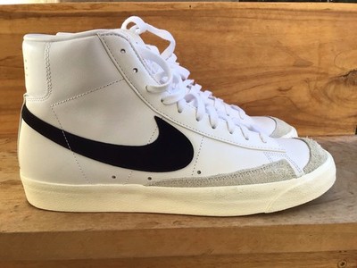 Nike Blazer Mid 77 Shoes Mens Size 12 White Black Retro Vintage Style