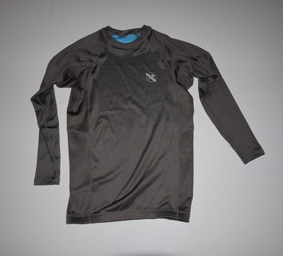 HAYABUSA MMA Sneak Rashguard Gray Long Sleeve Men s Size L