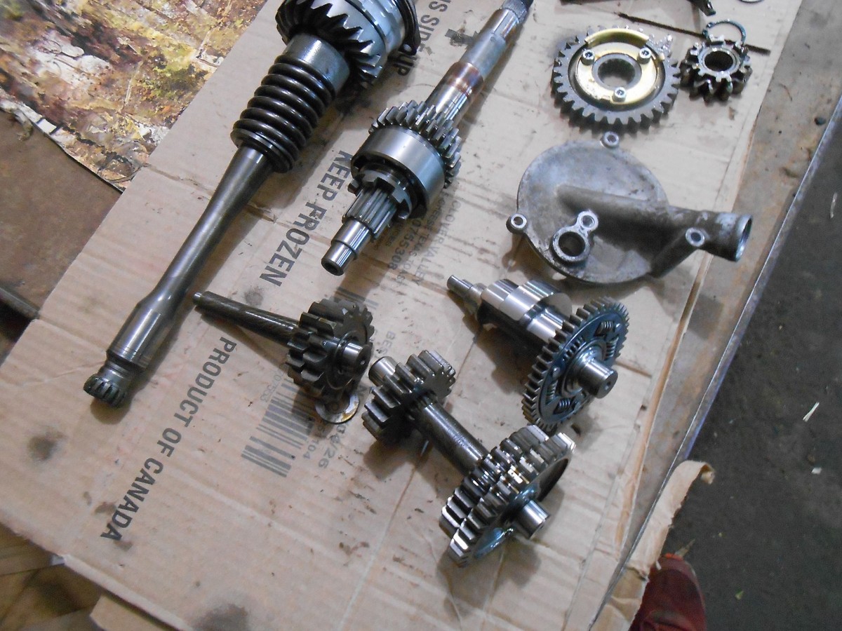 Kawasaki Prairie 360 KVF 360 2003 03 transmission gears shafts