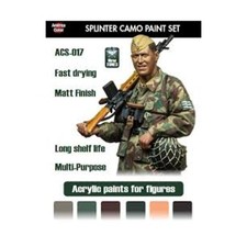 Andrea Minis Paint Splinter Camo Paint Set SW (New)