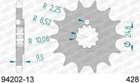 Ktm Sx 85 Small Wheels 85 Afam 94202-13 Kettenrad 428 2018-2020