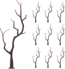 10Pcs Artificial Antler Dried Tree Branch Plastic Mini Christmas Deer Horn Decor