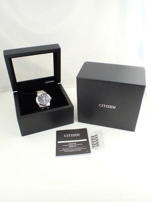 Citizen Super Titanium Black Eco-Drive Caliber A060 AQ4100-57E