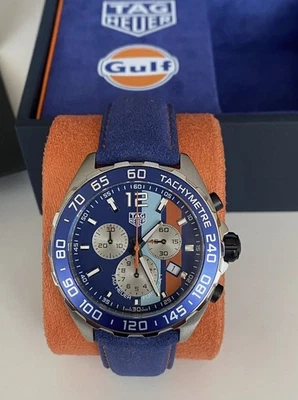Tag Heuer Formula 1 Gulf Men's  CAZ101N.FC8243 Special Edition Watch 43mm