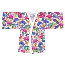 Flowers Light - Long Sleeve Kimono