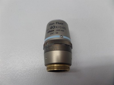 Nikon Plan Fluor ELWD DIC M 40X/0.60 WD 3.7-2.7 Microscope Objective 