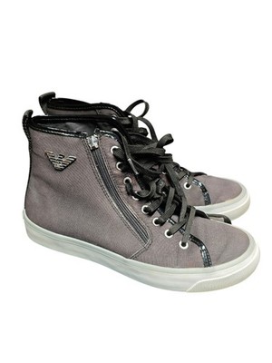 EA7 Emporio Armani Dark Grey High Top Sneaker Gr. UK 4