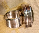 Brown Smoky Quartz Unisex Sterling Silver Cocktail Ring Large Statement Piece — photo 3