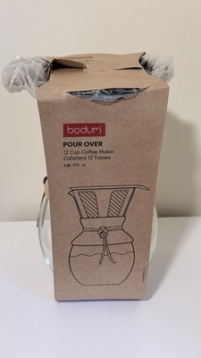 New Bodum Pour Over 12 Cup Coffee Maker 1.5l, 51fl.oz