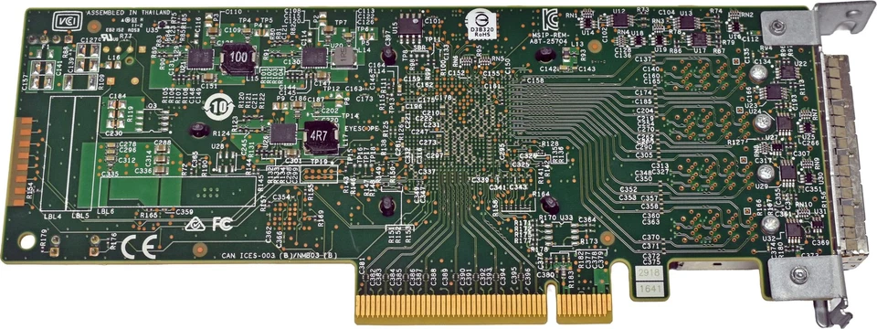 Controlador LP LSI Avago SAS9305-16e 03-25704-02005 4 puertos 12G PCIe x8 Foto 4 de 4