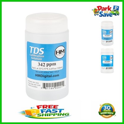 90ml C342 TDS Calibration Solution, 342 ppm NaCl - Essential for Water Quality