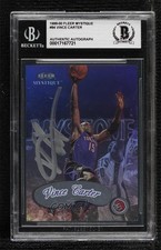 BAS 1999-00 Fleer Mystique Vince Carter #94 BGS Authentic Auto HOF ow6