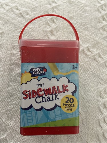 20 Piece MINI Sidewalk Chalk *BRAND NEW* Red Green Yellow Blue WHITE