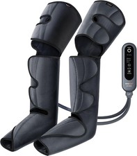 Leg Compression Massager, 3 Modes 3 Intensities 2 Extenders and Adjustable Wraps