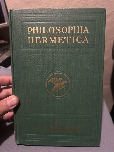 Cover of Philosophia Hermetica • 1916 • A. S. Raleigh • G. R. S. Mead • Sterling First
