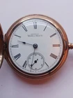 1893 Antique American Waltham Double Hunter 14k GF 18s, 11j Pocket Watch-RUNS