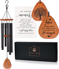 Memorial Wind Chimes for Loss of Loved One, Sympathy Wind Chimes Gift, Bereaveme