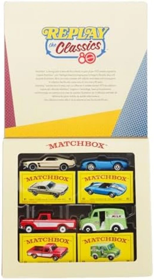 Matchbox Mattel 80th Anniversary 4 Pack JHB37 Mini Car 4 F/S w/Tracking# Japan - Image 2 of 4