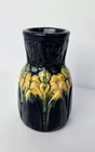Brush-McCoy Amaryllis Flower Bud Vase, Ivory & Brown, 1920s