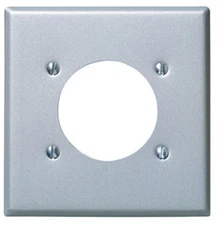 5pk Single Device Stainless Steel Plate, 2 Gang, One 2.15” Hole **SHIPS FREE**