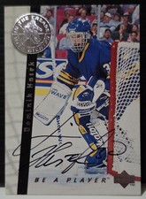 1996-97 Upper Deck Be A Player In The Crease Autograph #S192 Dominik Hasek Auto