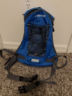 Vibrelli Water Hydration Bag/Backpack 2.0L, W/Adjustable Straps & Cargo Net Blue