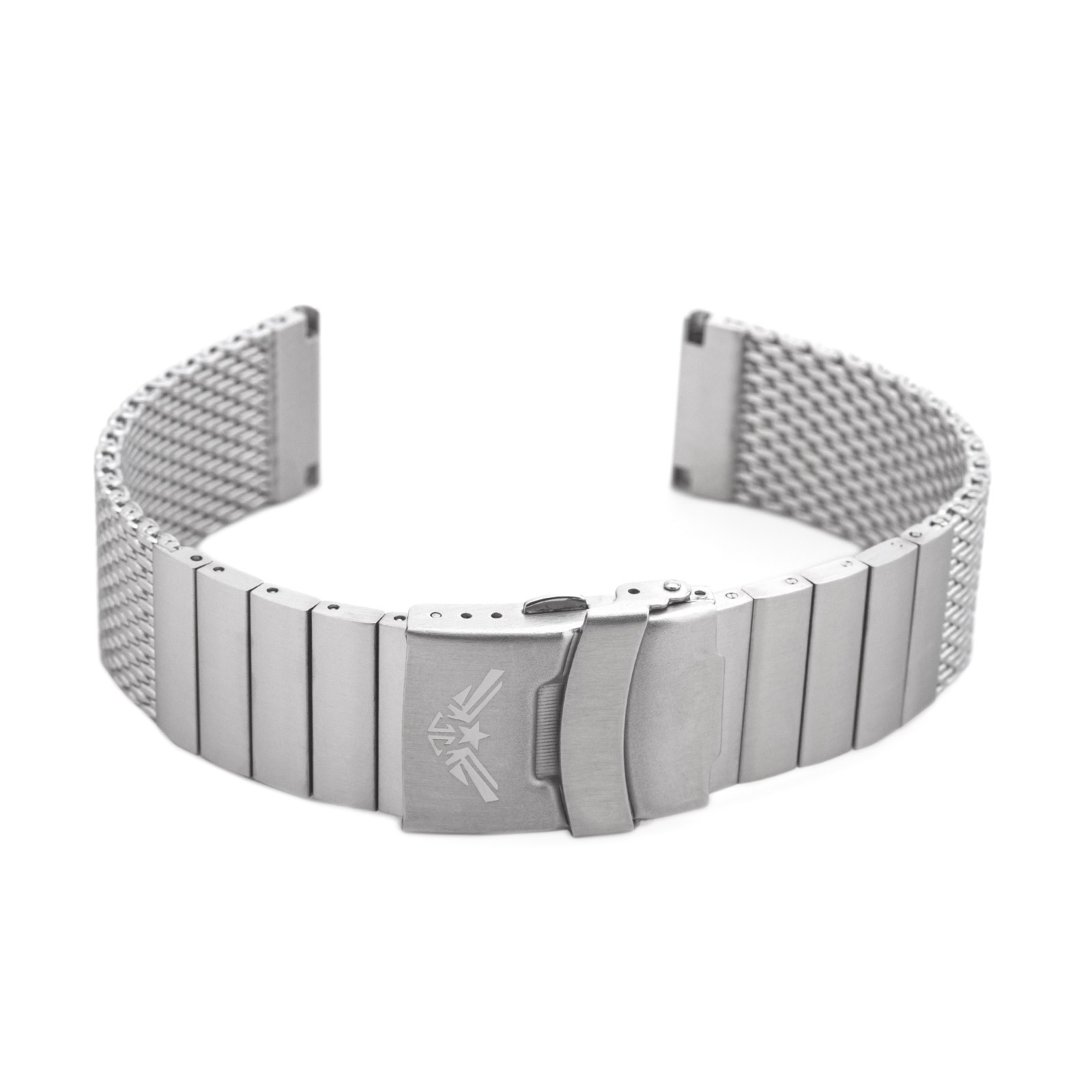 MILANAISE Edelstahl Armband Uhrenarmband MESH Loop MASSIV Glieder 20 22 24