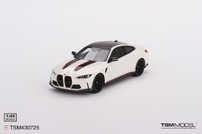 TSM MODEL TSM430725 1/43 BMW M4 CSL Alpine White Resin Model Car