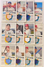 2026 Topps Heritage CLUBHOUSE COLLECTION GAME-USED BAT or PATCH RELIC You Pick!
