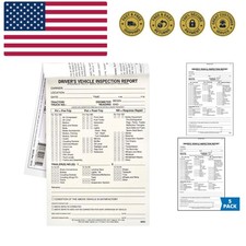 J. J. Keller Detailed Driver's Vehicle Inspection Report Pre-  Post-Trip Mee...