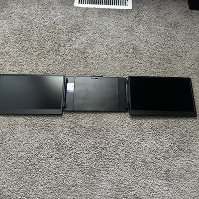 Kefeya S2 14'' Triple Laptop Screen Extender Portable Monitor 1080P FHD
