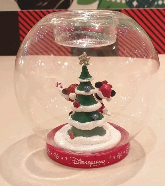 Mickey Minnie Christmas Candle Holder Disneyland Paris - Image 2 of 3