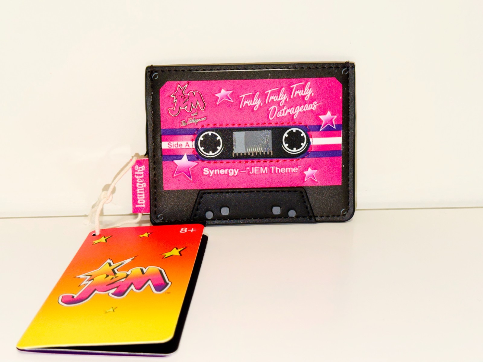 Loungefly Hasbro Jem and the Holograms Cassette Card Holder, NEW, FASHION