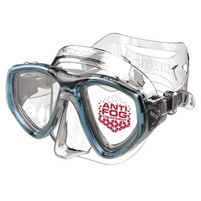 Aquamarin / Blue SEAC Clear Tauchmaske - neue Antibeschlagbeschichtung, kristallklar