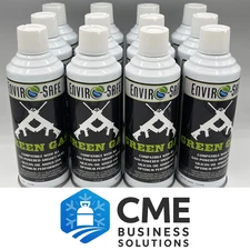 Enviro-Safe Green Gas w/ Silicone Oil — DOT Can, Pharmaceutical-Grade, USA, (12)