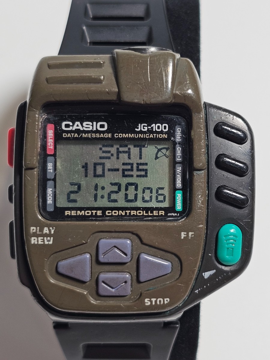 CASIO JG-100 Cyber Cross Remote Japanese Digital Game Watch Rare