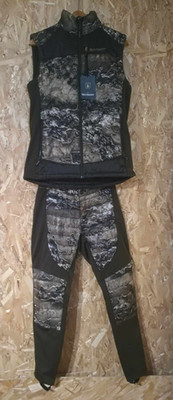 Deerhunter Excape Quilted Waistcoat 4544 + Trousers 3544, 2 Piece Set, L size